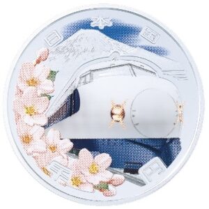 新幹線鉄道開業50周年記念1000円銀貨