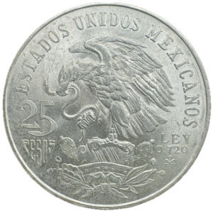 メキシコ25ペソ銀貨